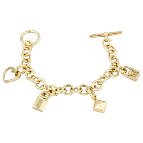 hermes bracelet 1stdibs|hermes charm bracelets for sale.